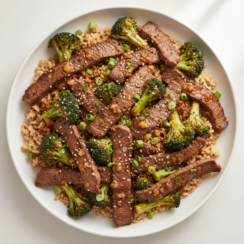 Sesame Beef and Broccoli Stir-Fry