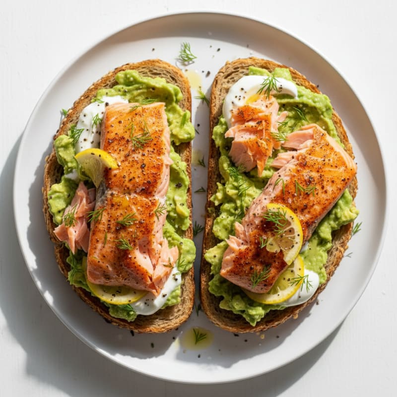 Smoky Salmon and Avocado Toast