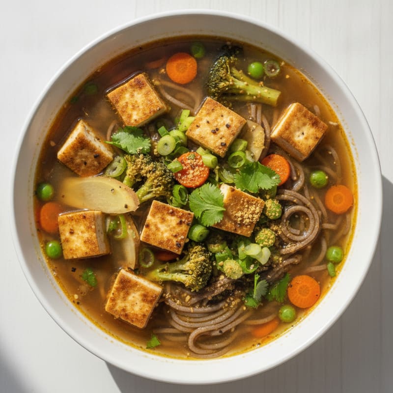 Hearty Vegetable Noodle Soup