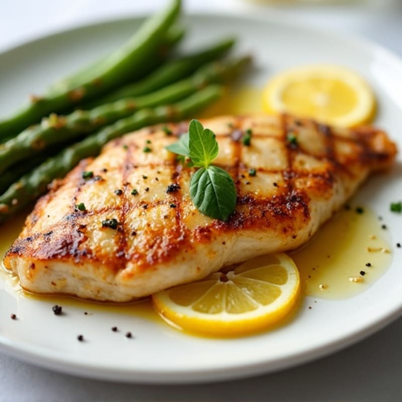 Lemon Garlic Pan Seared Chicken