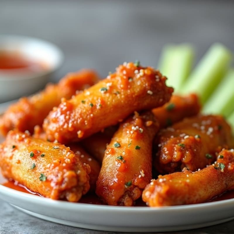 Crispy Baked Buffalo Chicken Wings