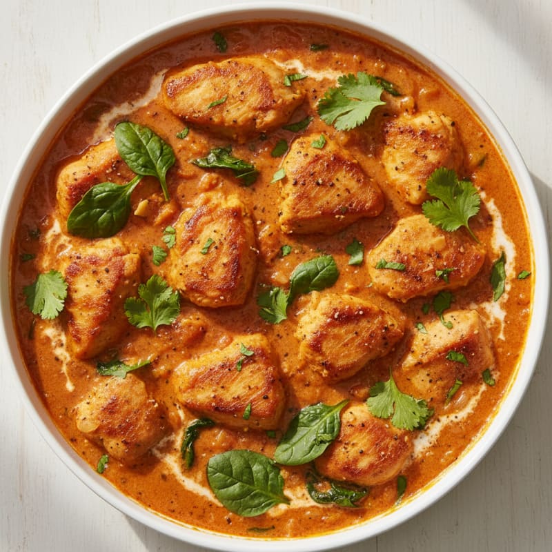 Creamy Spiced Chicken Masala Skillet