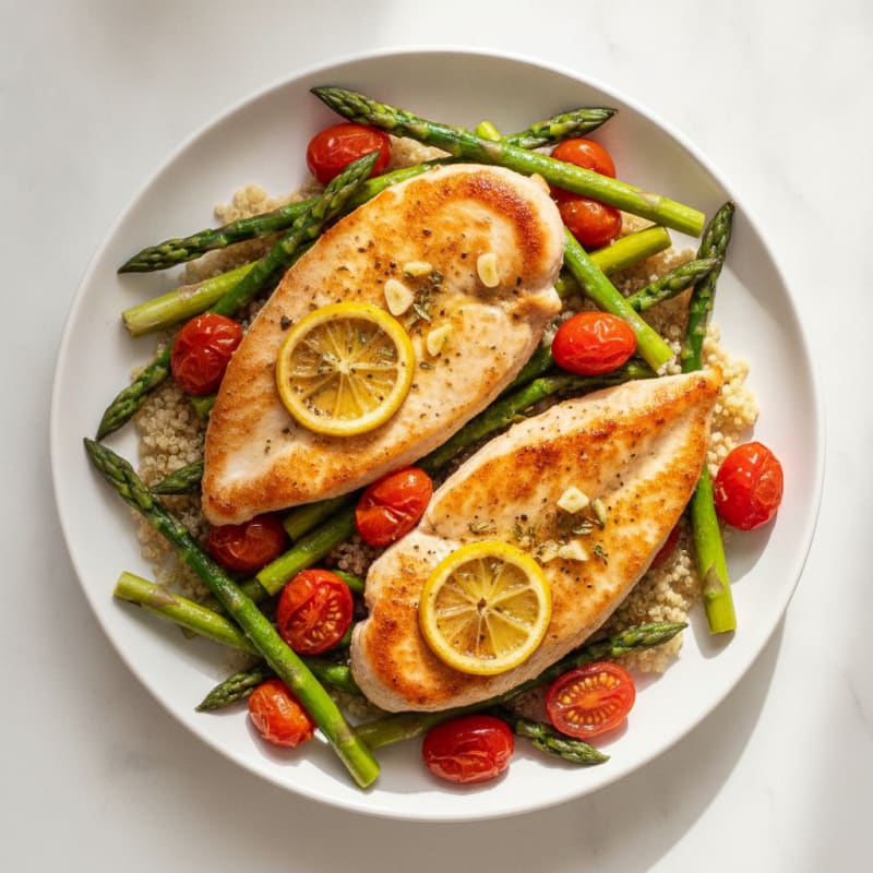 Thin Sliced Chicken Breasts Skillet