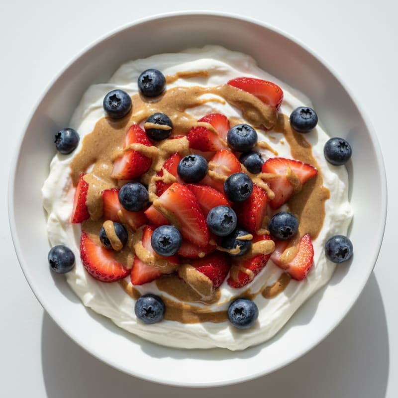Creamy Protein Yogurt Bowl with Mixed Fruit
