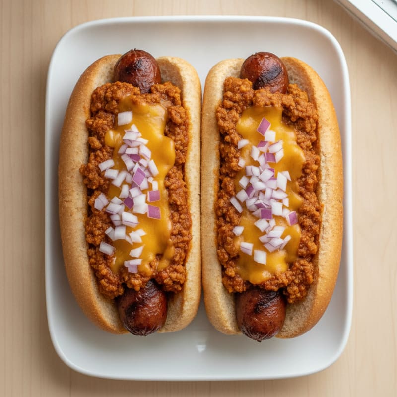 Classic Chili Cheese Hot Dogs