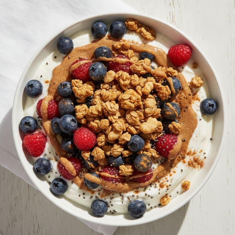 Solin Creamy Greek Yogurt Berry Bowl