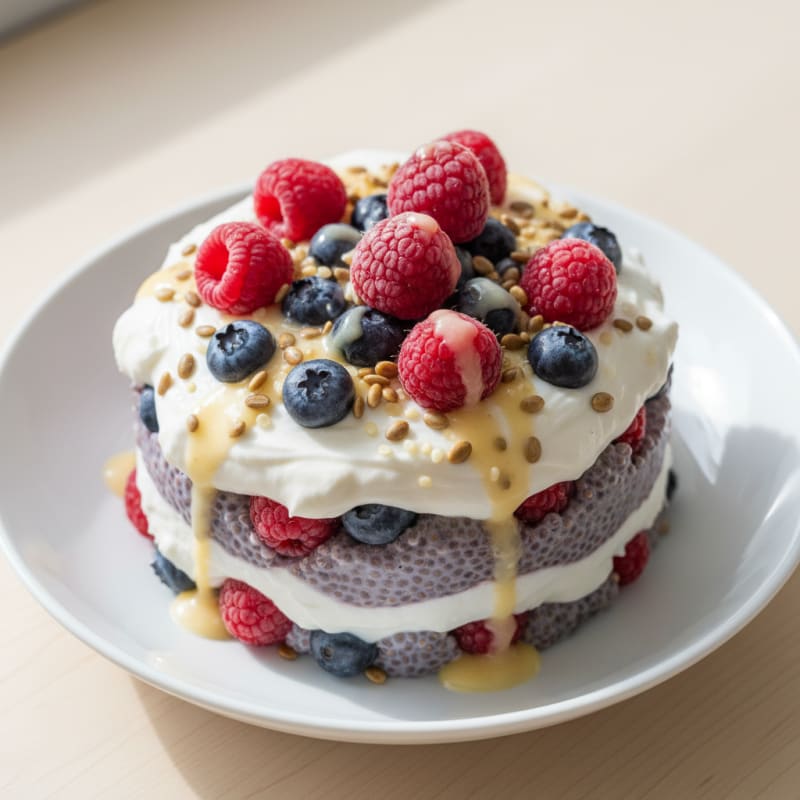 Creamy Vanilla Bean Pudding Parfait