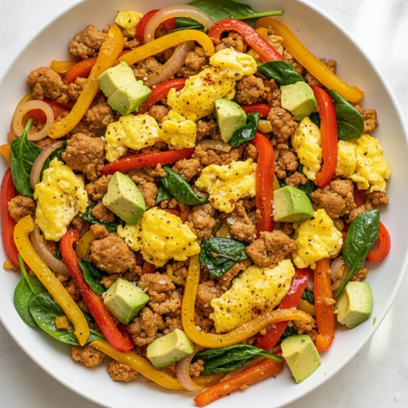 Hearty Grand Slam Breakfast Skillet
