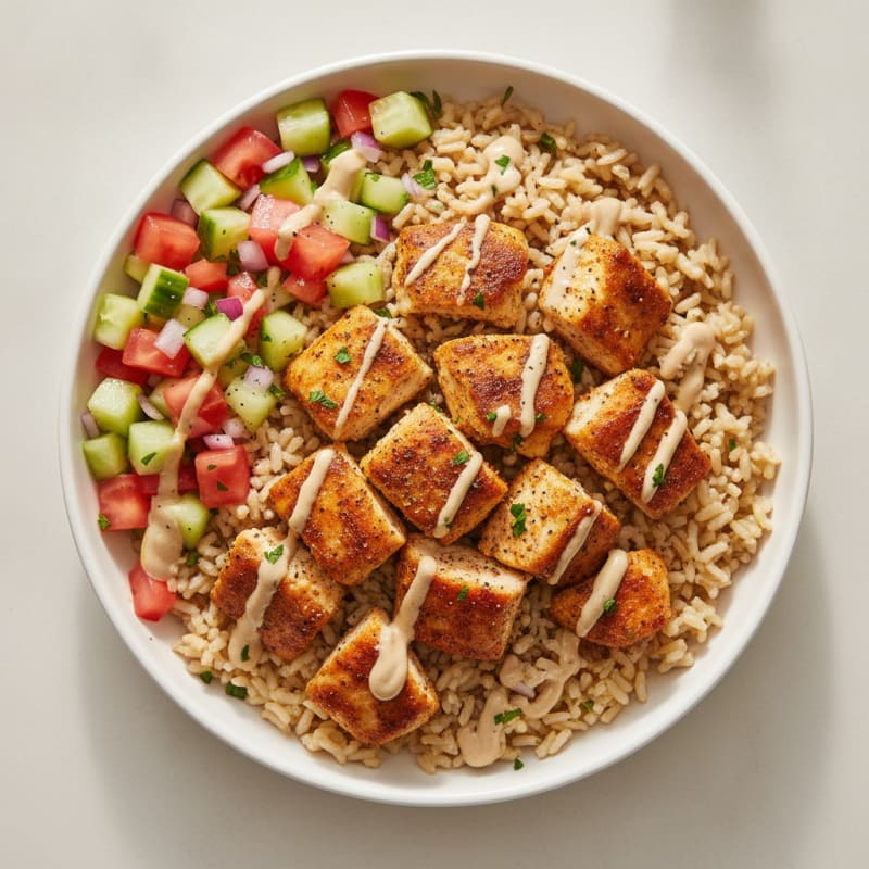 Chicken Shawarma Rice Bowl