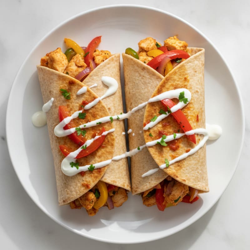 Spicy Chili-Lime Chicken Wraps