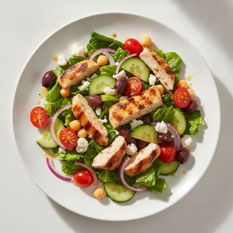 Greek Chicken Mason Jar Salad