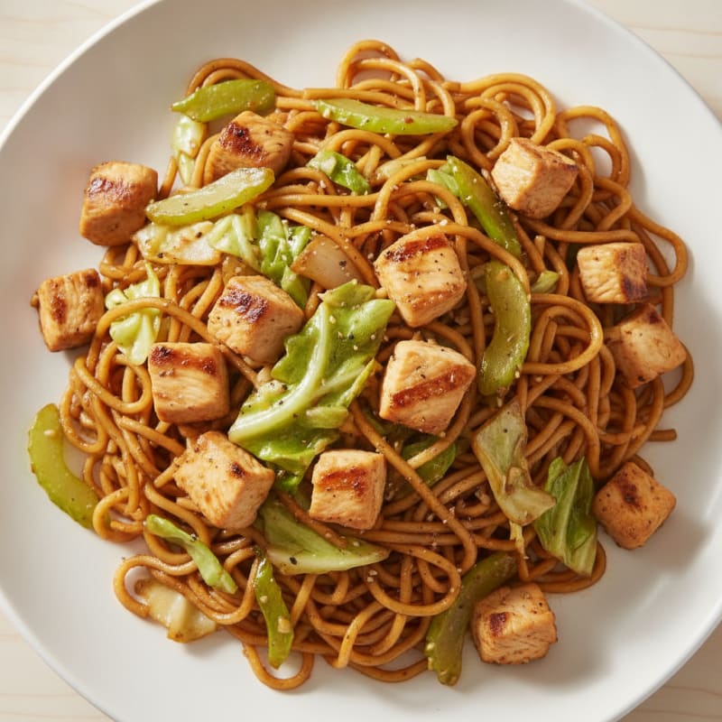 Panda Style Chicken Chow Mein
