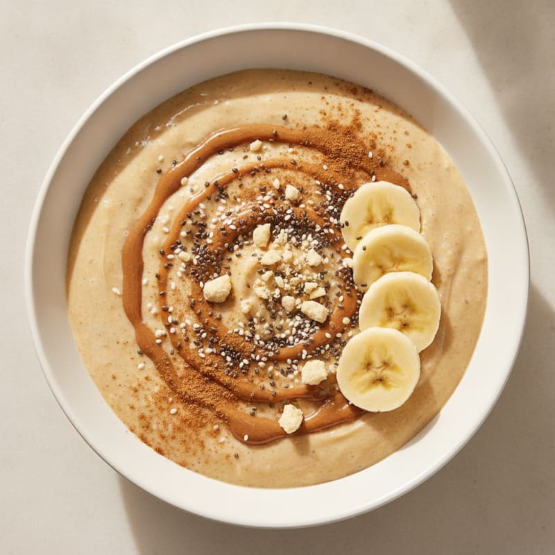 Peanut Butter Banana Protein Smoothie
