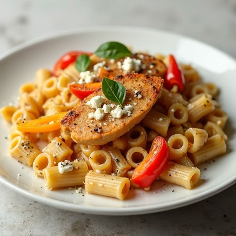 Creamy Cajun Chicken Pasta with Bell Peppers
