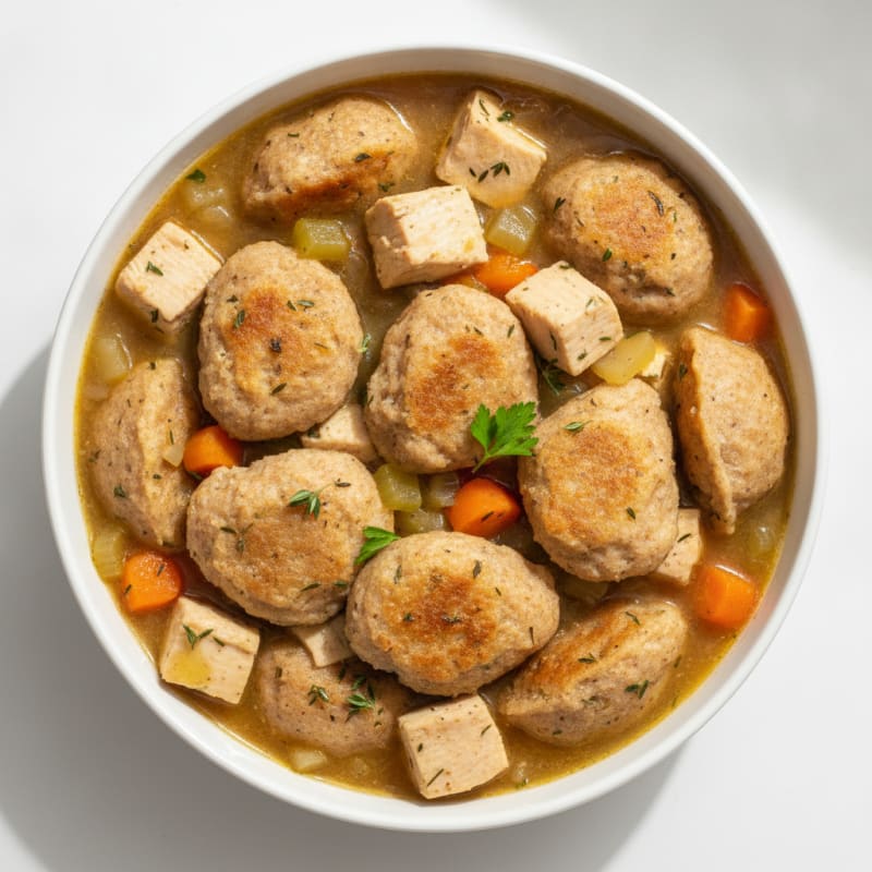Homestyle Chicken and Herb Dumplings