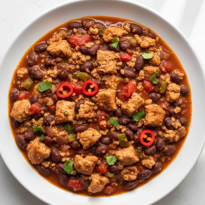 Smoky Turkey and Black Bean Chili