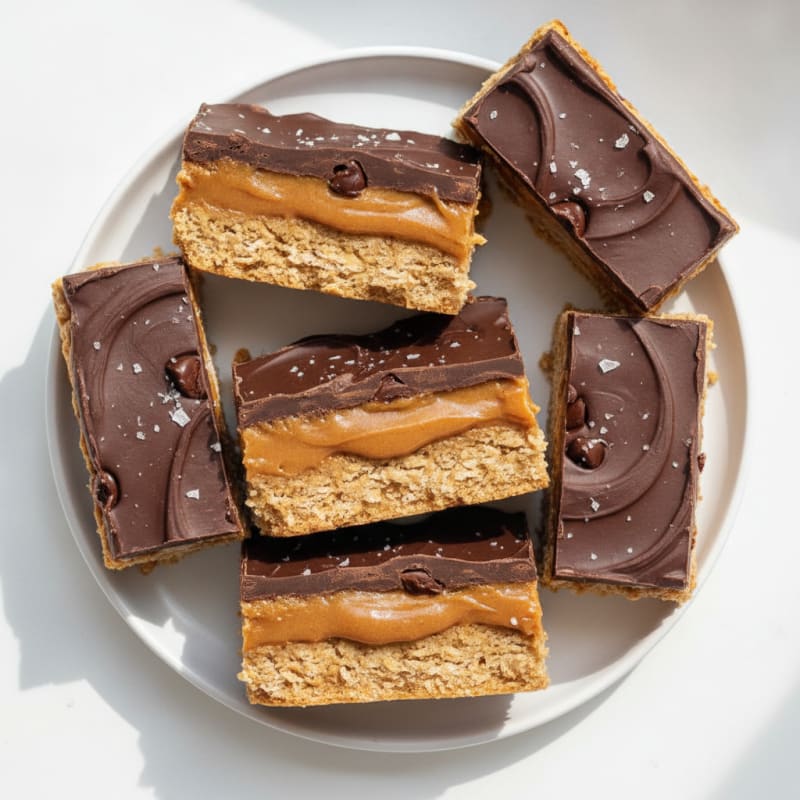 Million Dollar Chocolate Caramel Breakfast Bars