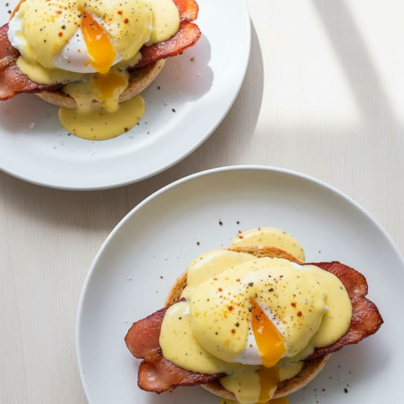 Creamy Classic Eggs Benedict with Zesty Hollandaise