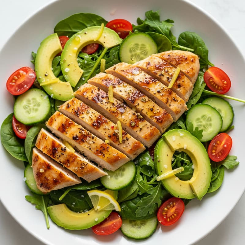 Zesty Lemon Herb Chicken Salad