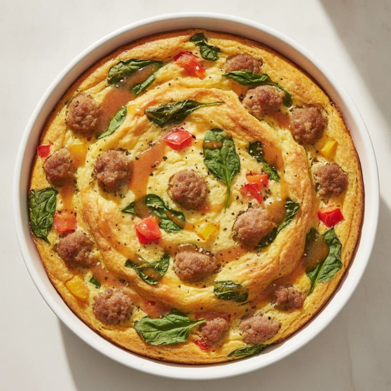Savory Egg and Sausage Breakfast Bake