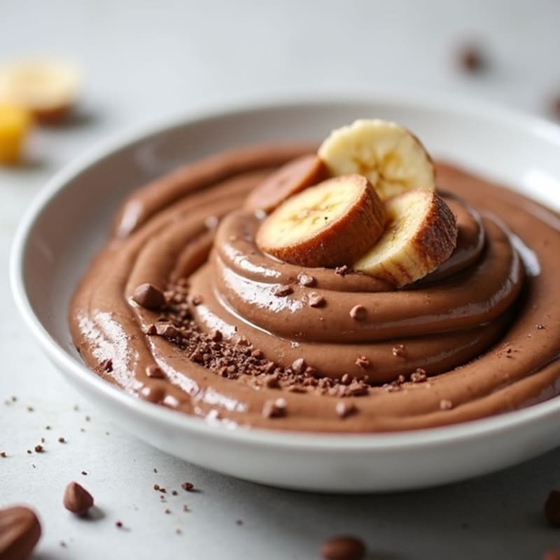 Silky Chocolate Protein Pudding with Greek Yogurt