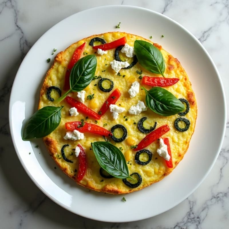 Herb-Roasted Vegetable and Goat Cheese Frittata