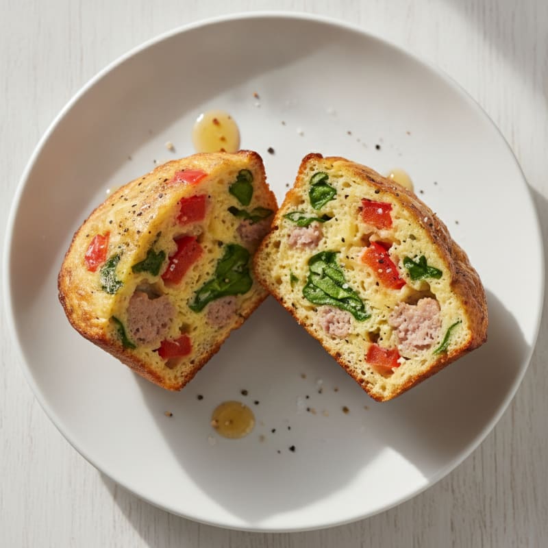 Baked Egg and Sausage Muffins