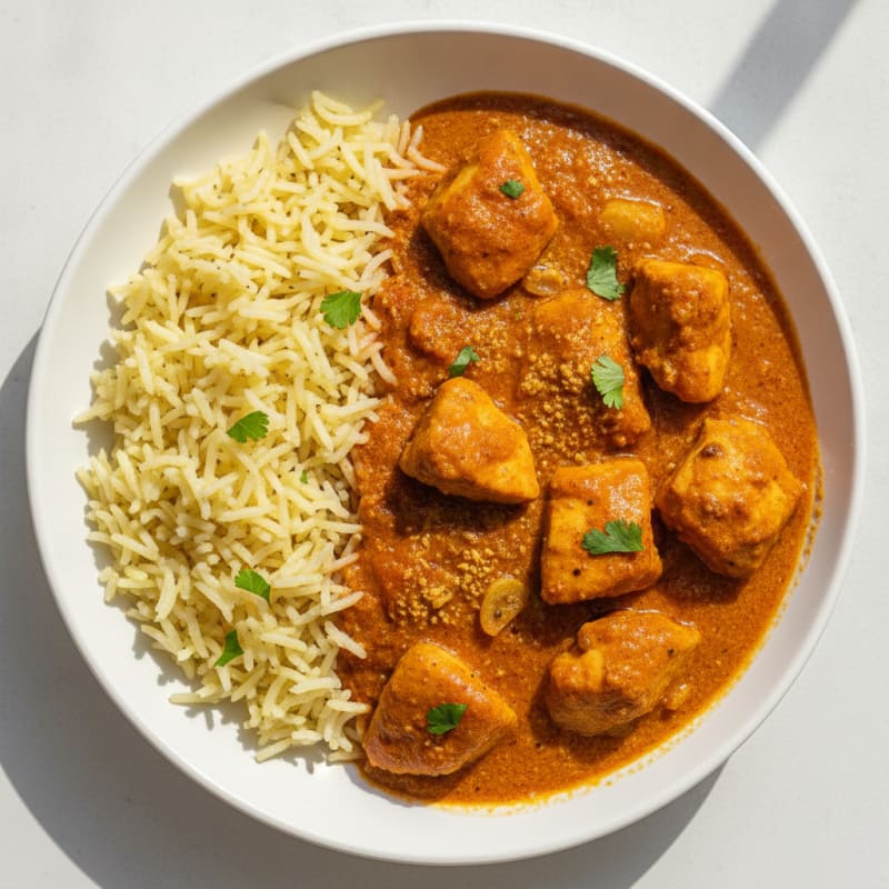 Spiced Butter Chicken with Basmati Rice