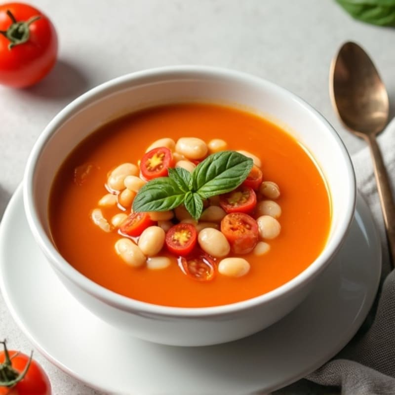 Creamy Fresh Tomato Basil Soup