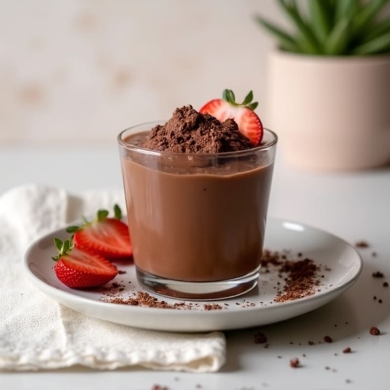 Silky Chocolate Protein Pudding