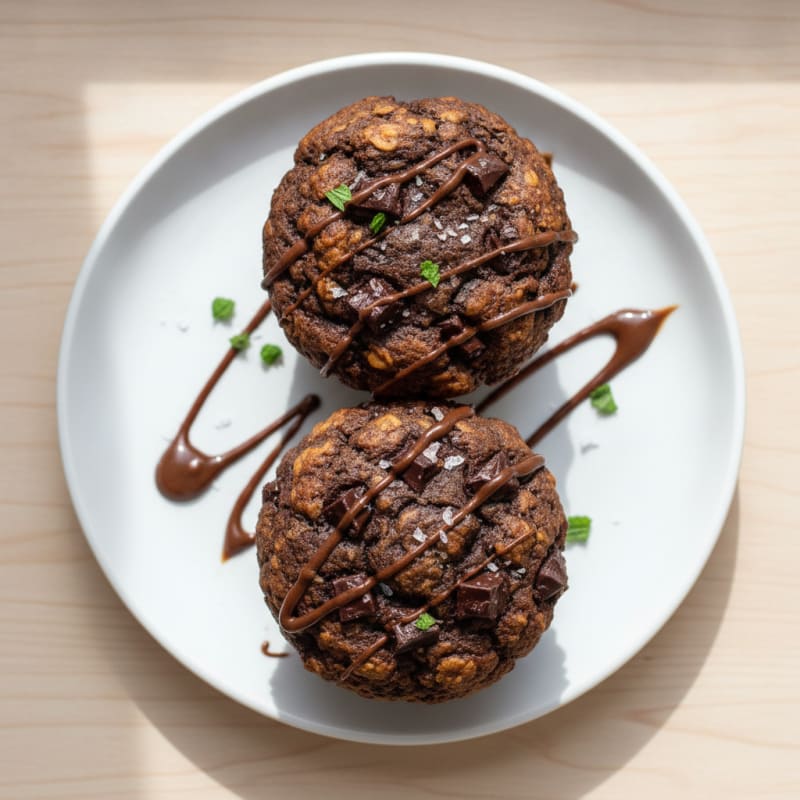 Double Chocolate Chunk Muffins