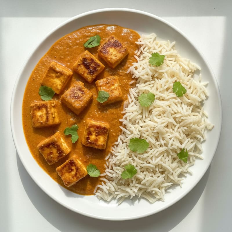 Paneer Butter Masala with Basmati Rice