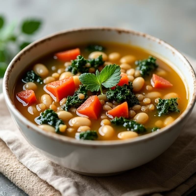 Tuscan-Style Kale and White Bean Soup