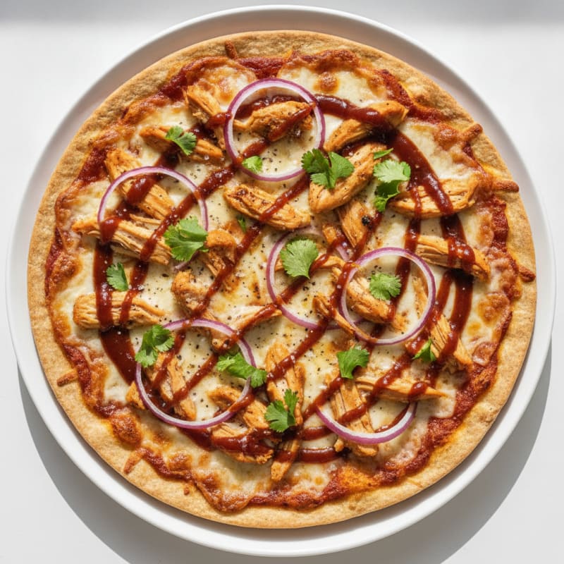 High-Protein BBQ Chicken Pizza