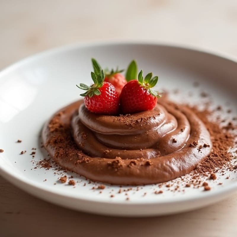 Silky Chocolate Protein Pudding with Greek Yogurt