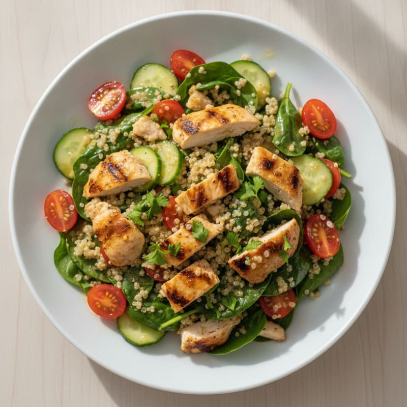 Grilled Chicken and Quinoa Power Salad