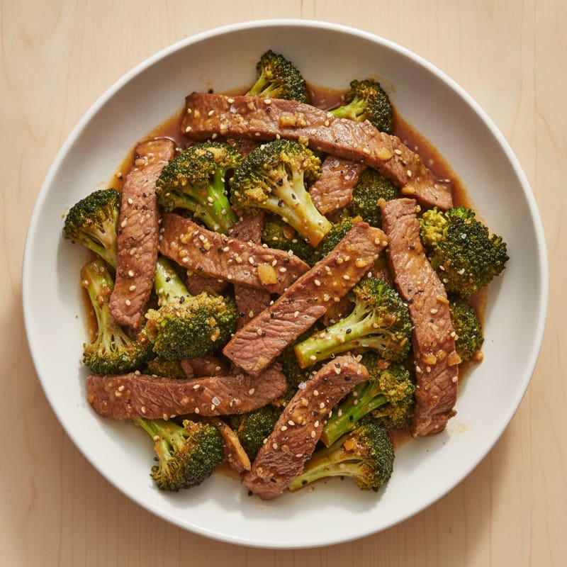 Sesame Beef and Broccoli Stir-Fry