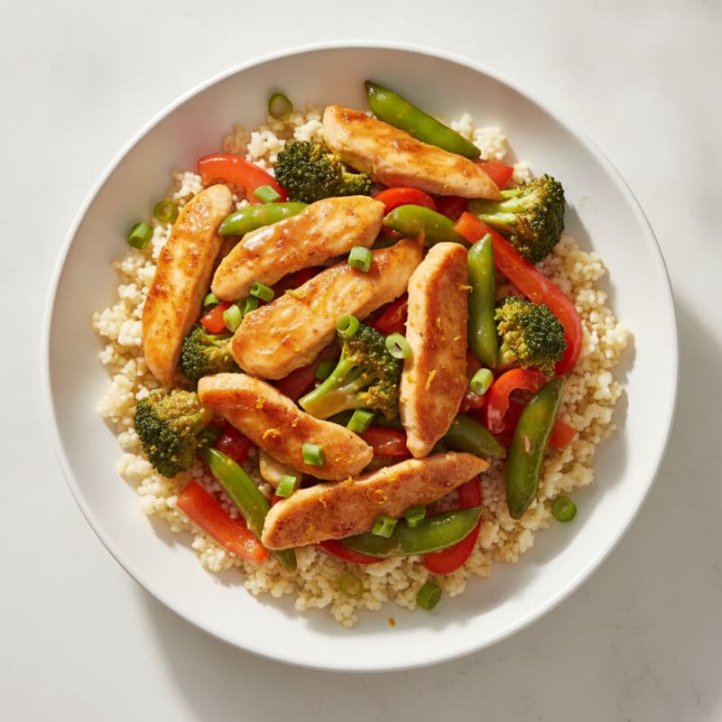 Orange Glazed Chicken Stir-Fry