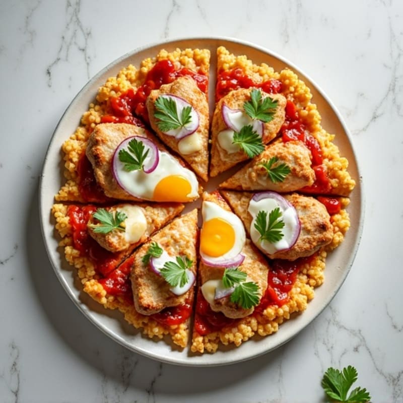 High-Protein BBQ Chicken Pizza