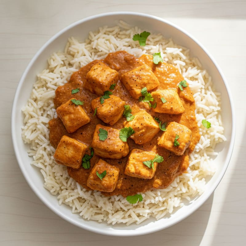 Spiced Butter Chicken with Basmati Rice