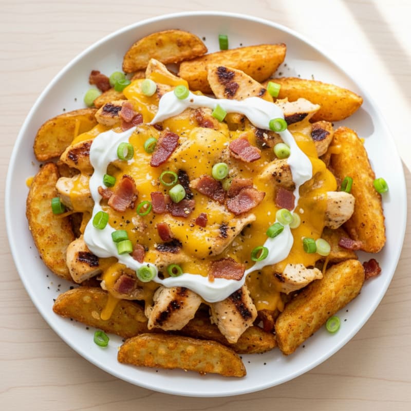 Loaded Bacon Cheddar Fries