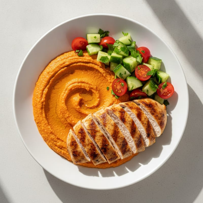 Roasted Red Pepper Hummus