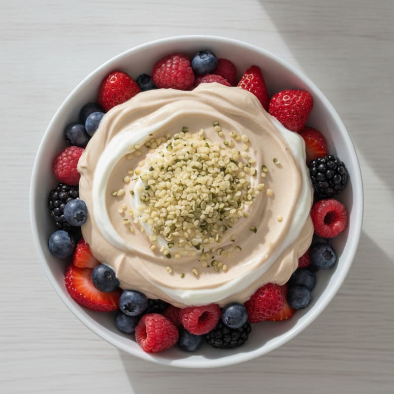 Creamy Greek Yogurt Protein Parfait with Mixed Berries