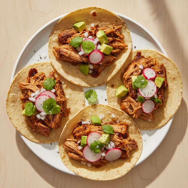 Slow-Cooked Pork Carnitas Tacos