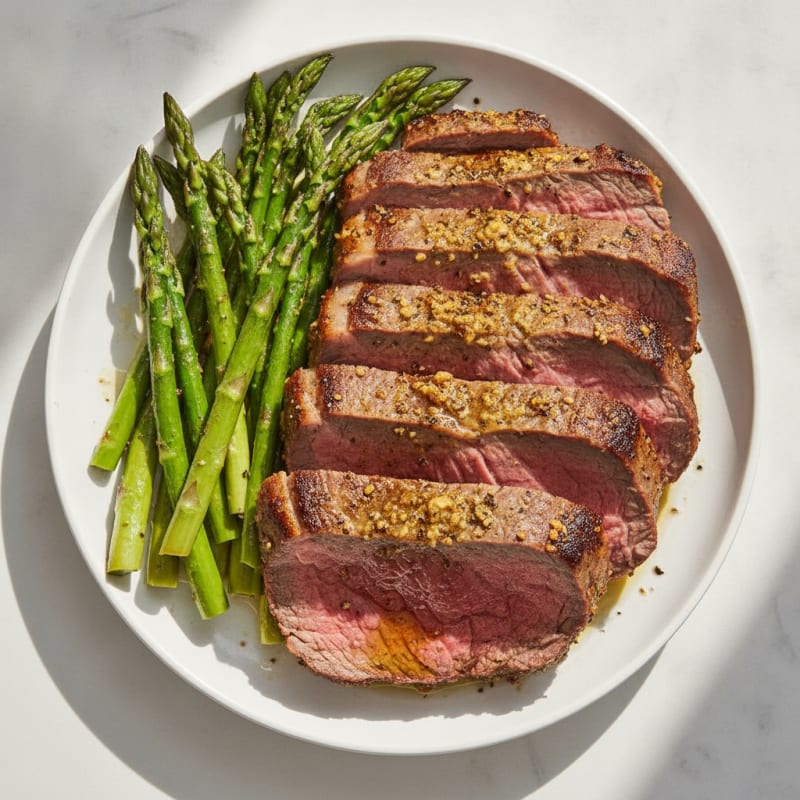 Garlic Herb Roasted London Broil
