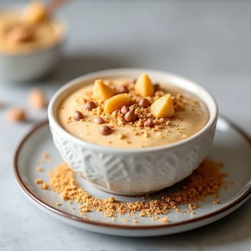 Creamy Protein Chia Pudding with Peanut Butter