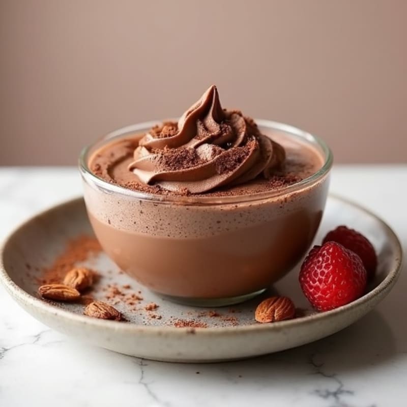Rich Silky Chocolate Protein Mousse
