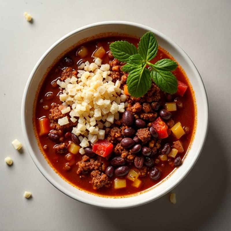 Lean Ground Turkey Chili with Rich Dark Cocoa