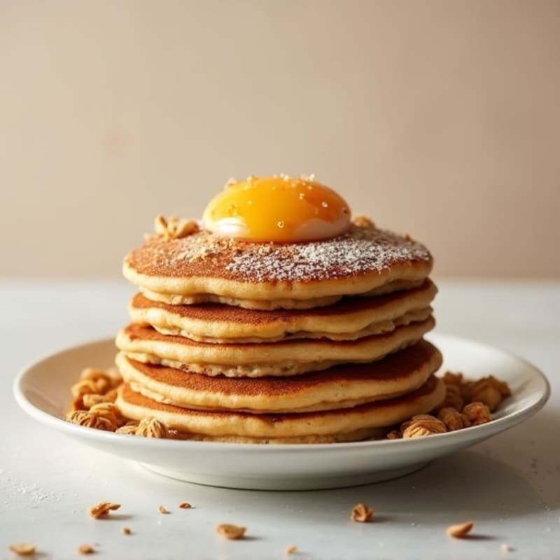 Almond Butter Protein Pancakes