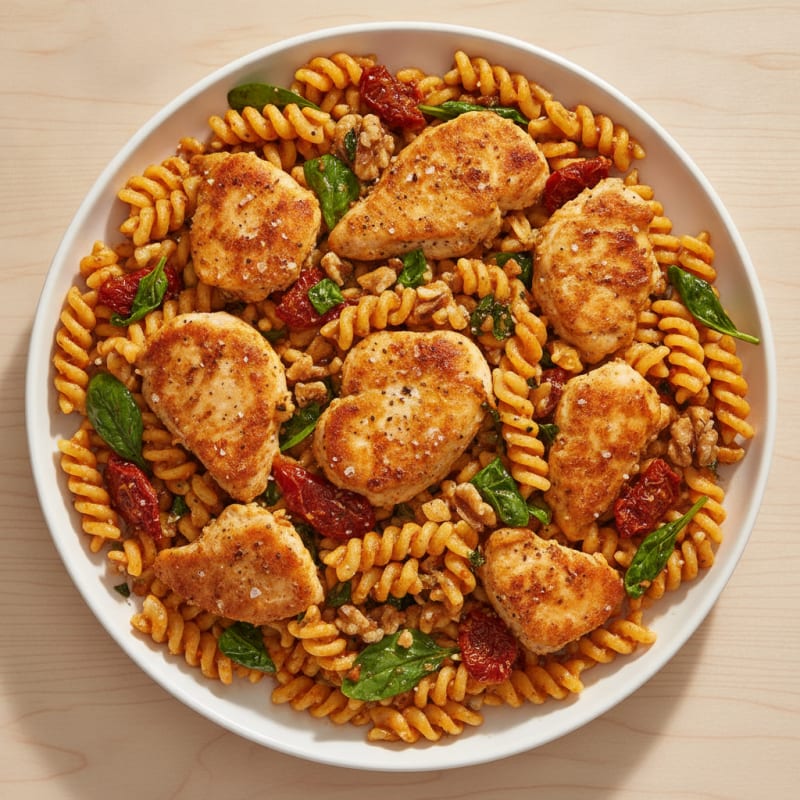Sun-Dried Tomato Pesto Chicken Pasta